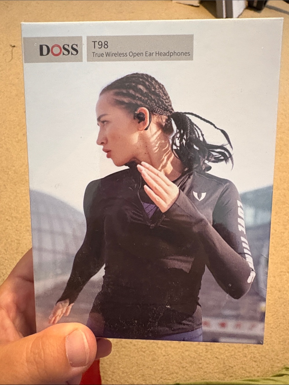 Doss T98 True Wireless Open Ear Headphones - Grey